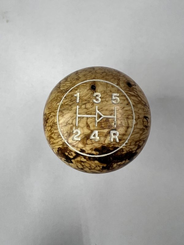 Burlwood Porsche 915 transmission 5 speed shift knob - Image 2