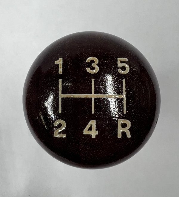 Alfa Romeo Spider Series 2/3 Sapele 5 speed shift knob - Image 2