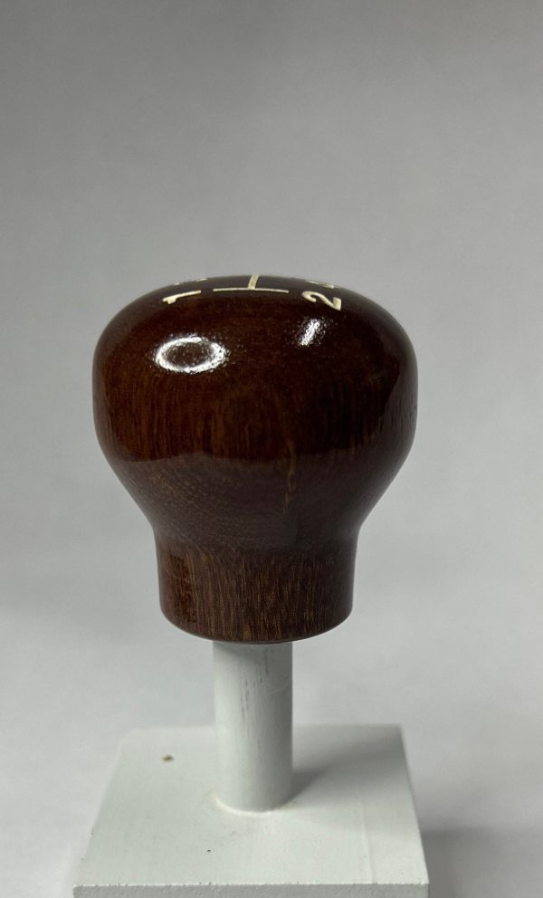 Alfa Romeo Spider Series 2/3 Sapele 5 speed shift knob - Image 3