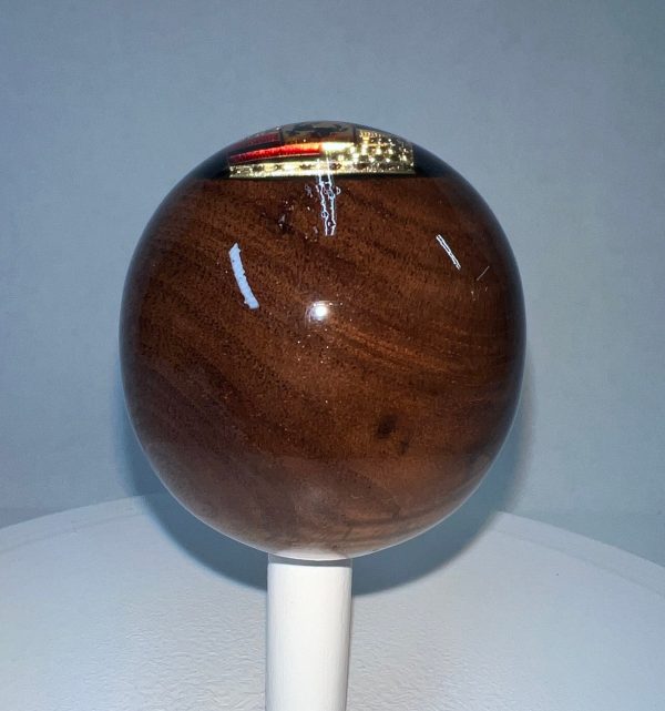 Figured Black Walnut Porsche shift knob - Image 5