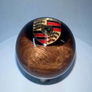 Figured Black Walnut Porsche shift knob