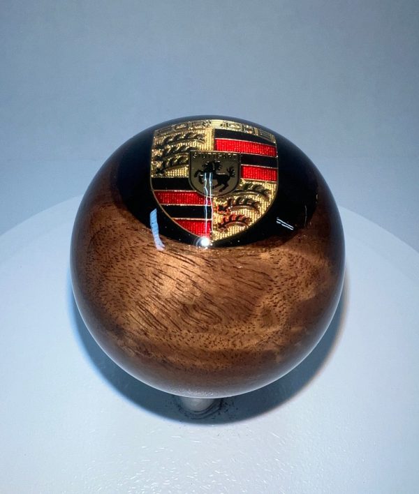 Figured Black Walnut Porsche shift knob